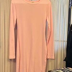 Universal Thread Pink Long Sleeve Sheath Dress New size Med